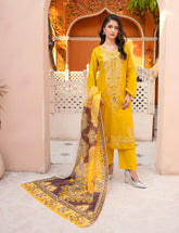 Dora-e-Khaas Luxury Double-Head Prestige Edition – 3 PCs Unstitched