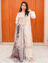 Dora-e-Khaas Heritage Embroidered – 3 PCs Unstitched