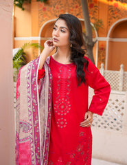 Dora-e-Khaas Luxury Artisan Embroidered Bana Dora – 3 PCs Unstitched