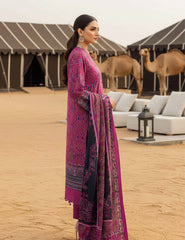 Royal Plum Lawn 3 PCs Unstitched