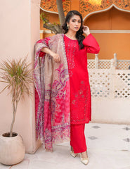 Dora-e-Khaas Luxury Artisan Embroidered Bana Dora – 3 PCs Unstitched