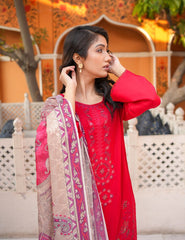 Dora-e-Khaas Luxury Artisan Embroidered Bana Dora – 3 PCs Unstitched