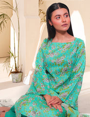Aqua Mint Rose Nenokara Premium Lawn 3 PCs Unstitched